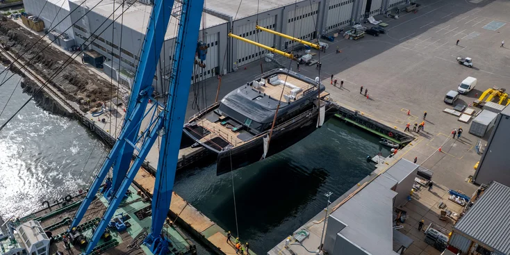 Launch of the first Sunreef 100 Eco sailing catamaran