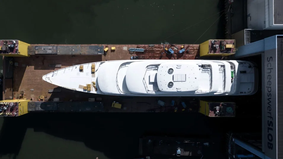 There will probably be a helipad on the Feadship Project 716's foredeck