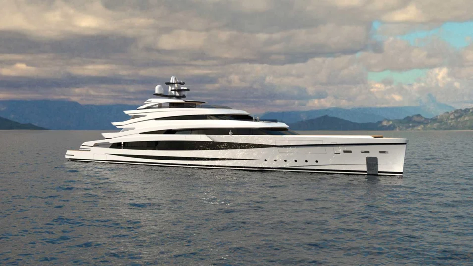 90-metre yacht concept from Spadolini's studio