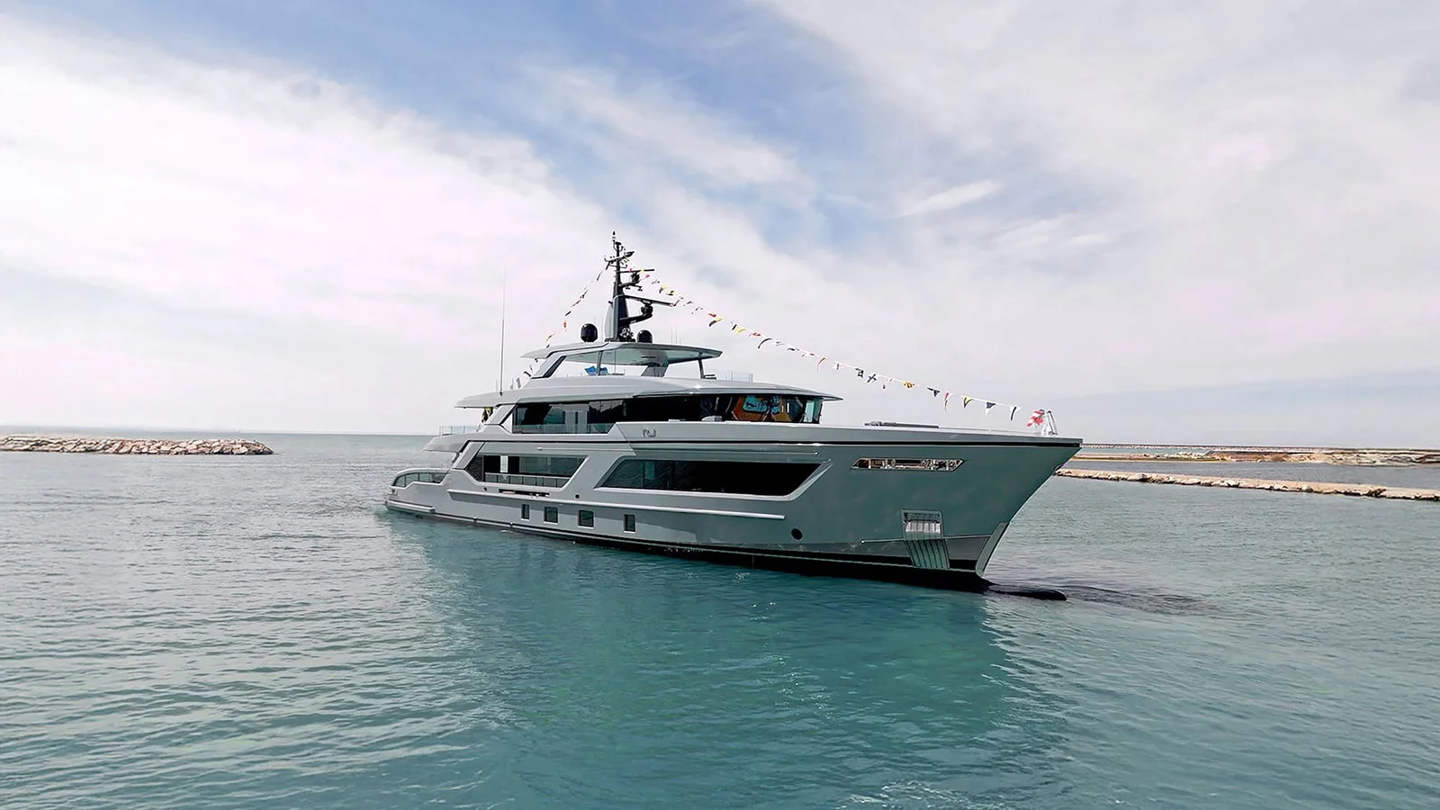 CdM RJ155 flagship expedition yacht christened RJ