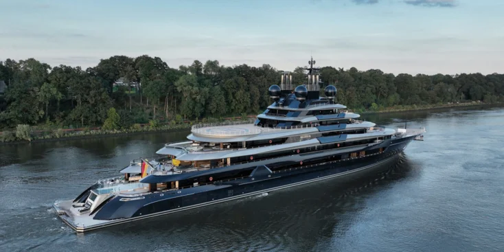  Luminance is the eight largest yacht to be built by Lürssen to date