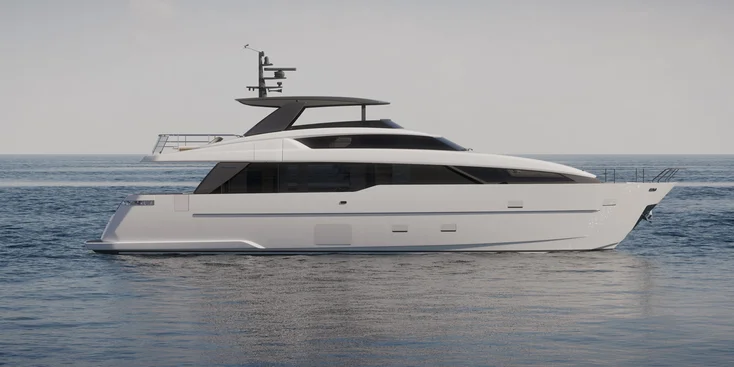 Sanlorenzo SL80A – младшая модель в линейке глиссирующих яхт итальянской верфи