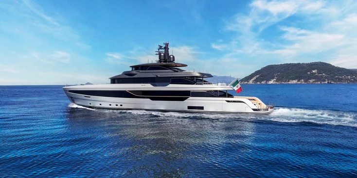 Like the entire Admiral Panorama 50 line, the Spribe features a steel hull and aluminium superstructure