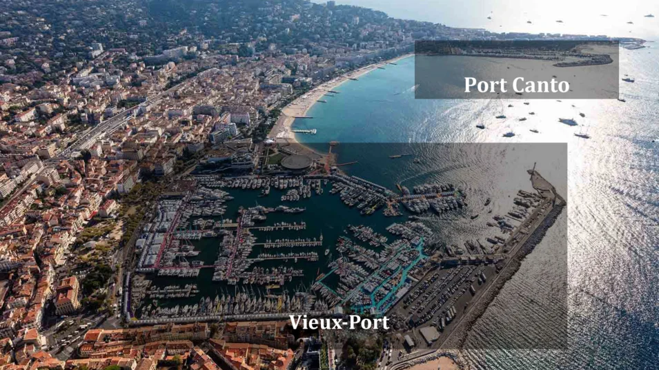 This year Port Canto has stopped being a kind of ‘optional’ area of the festival and showcases the same number of yachts as Vieux Port