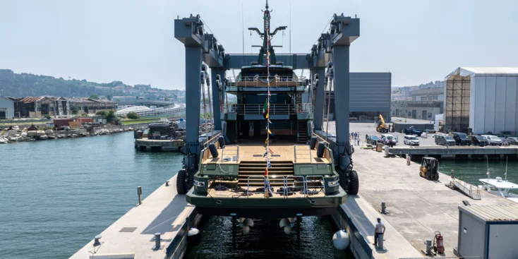 The aft section of the CdM Nasiba is free