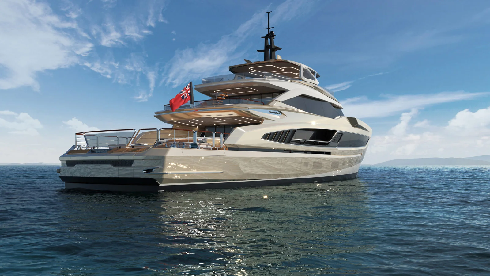 Линии экстерьера Sunseeker 40M стали более элегантными, но сохранили присущую верфи агрессию