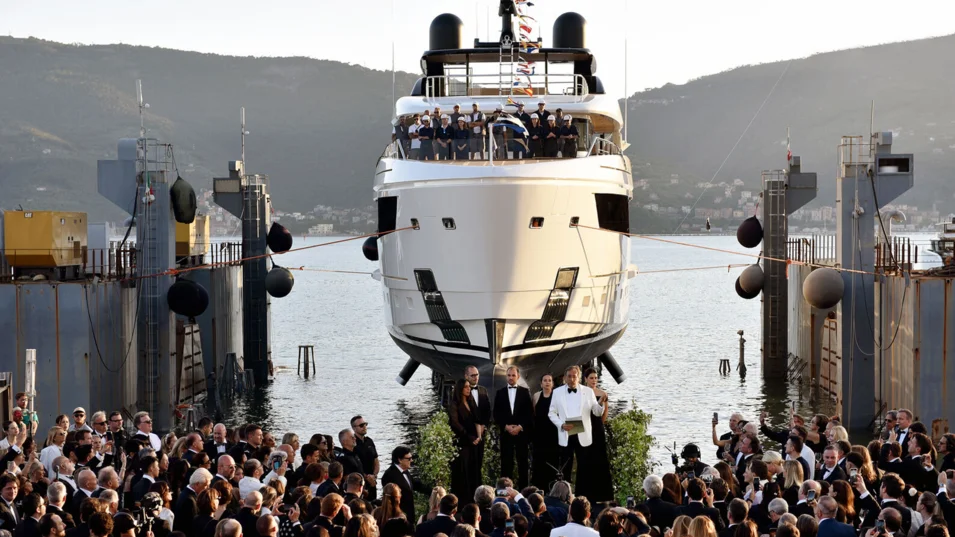 First Sanlorenzo 50Steel launch ceremony