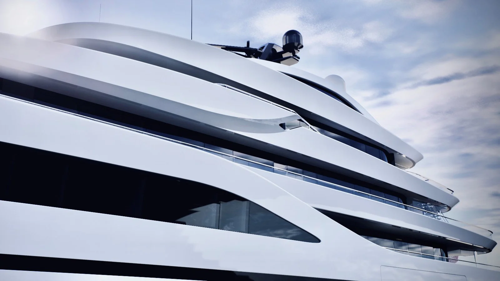 The superyacht features by Espen Øino International and interiors by FM Architettura