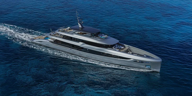 The first Baglietto Project53 is scheduled for delivery in 2029