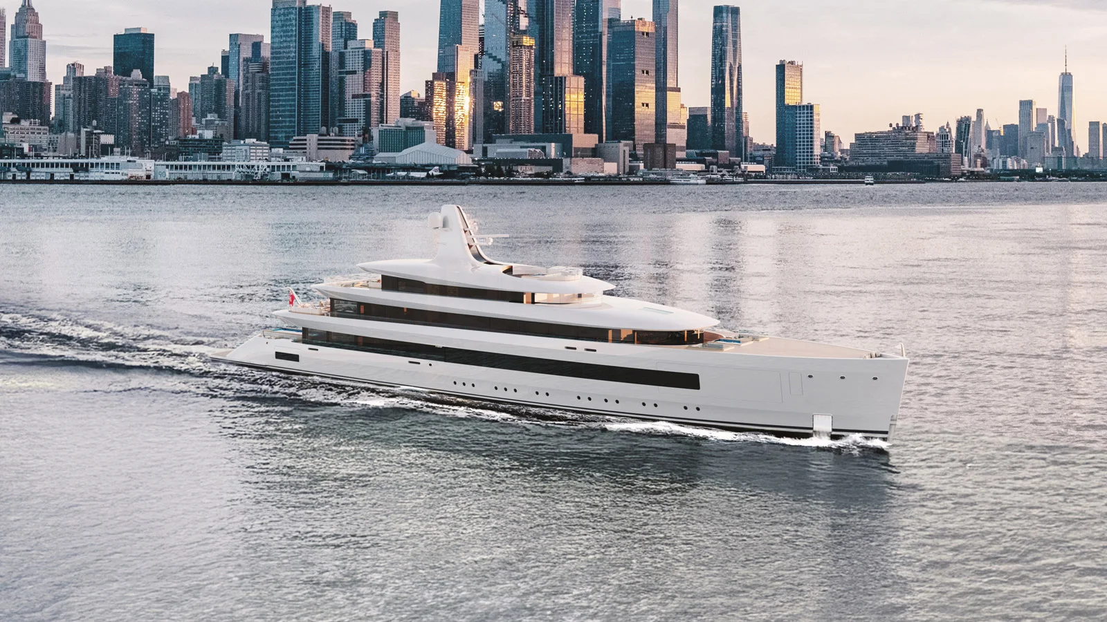 Although the Etherea is a concept, the yard claims it's a ready-to-build project