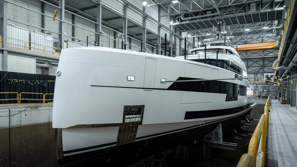 Спуск на воду кастомной 57-метровой суперъяхты Setteesettanta на верфи Heesen Yachts