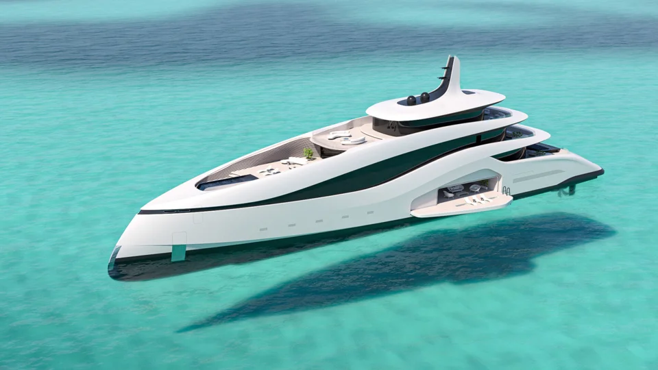 75-metre superyacht concept named Comet