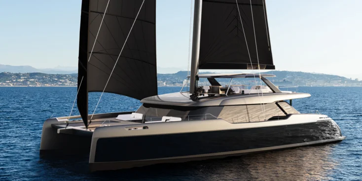 Solar panels will be embedded into the Sunreef 35M Eco's hull, superstructure and bimini