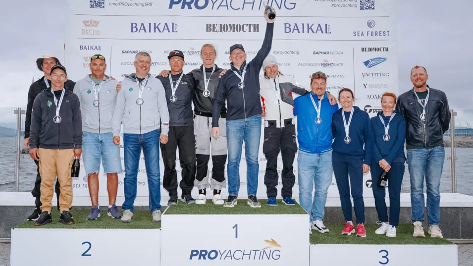 Победители второго этапа Кубка СПб в классе J/70