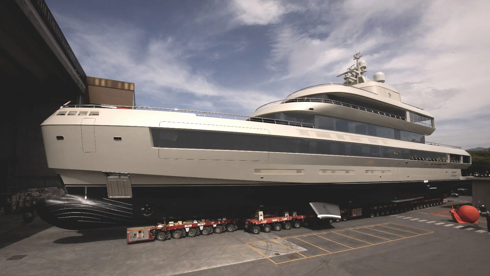 The official premiere of the 72-metre Admiral Armani superyacht is scheduled for the Monaco Yacht Show 2025