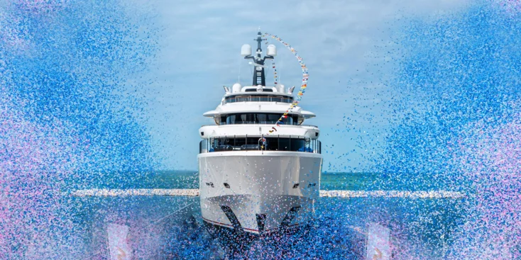 N Joy superyacht launch