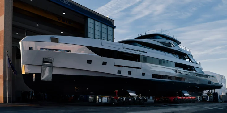 The Heed's timeless exterior is owed to Alberto Mancini Yacht Design
