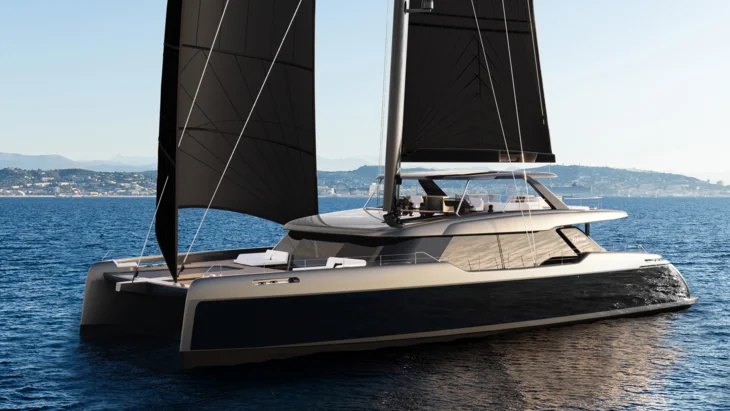 Solar panels will be embedded into the Sunreef 35M Eco's hull, superstructure and bimini