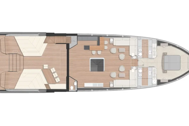 Main deck: optional layout 2