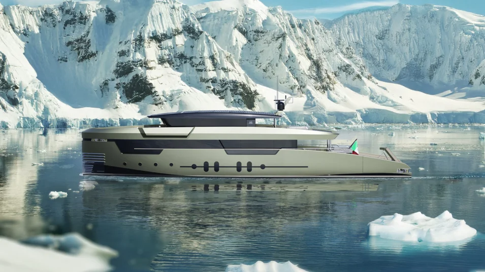 The GX38 Voyager's aluminium hull will allow her to venture off the beaten tracks