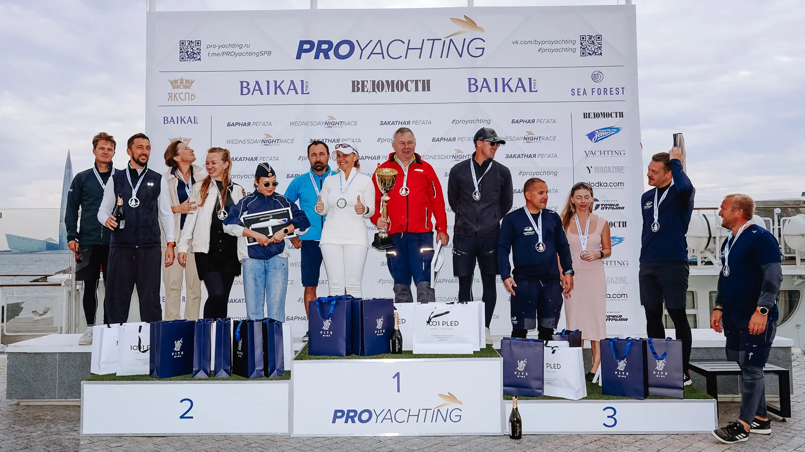 J/70 Summer Cup award ceremony