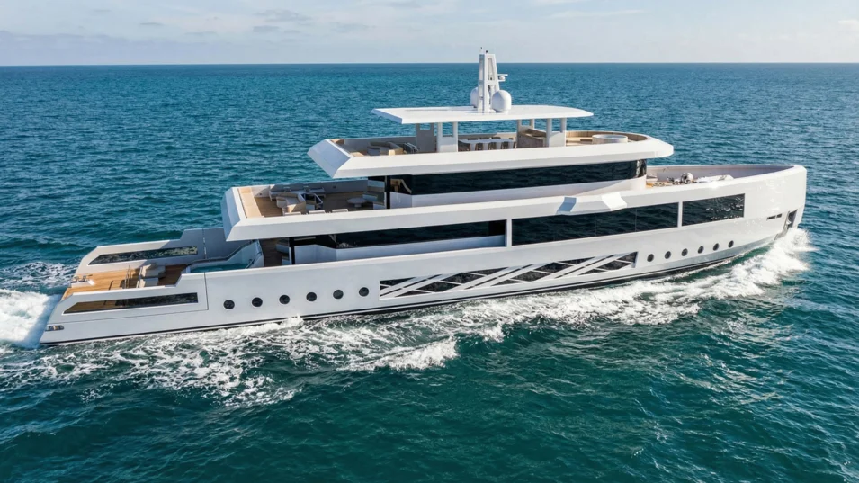The Talassea 145 will be fitted with a hybrid diesel-electric propulsion system