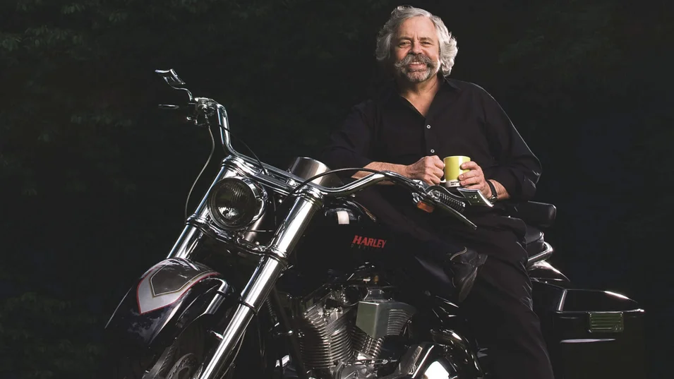 Motorcycles are another of Ken Freivokh's passions