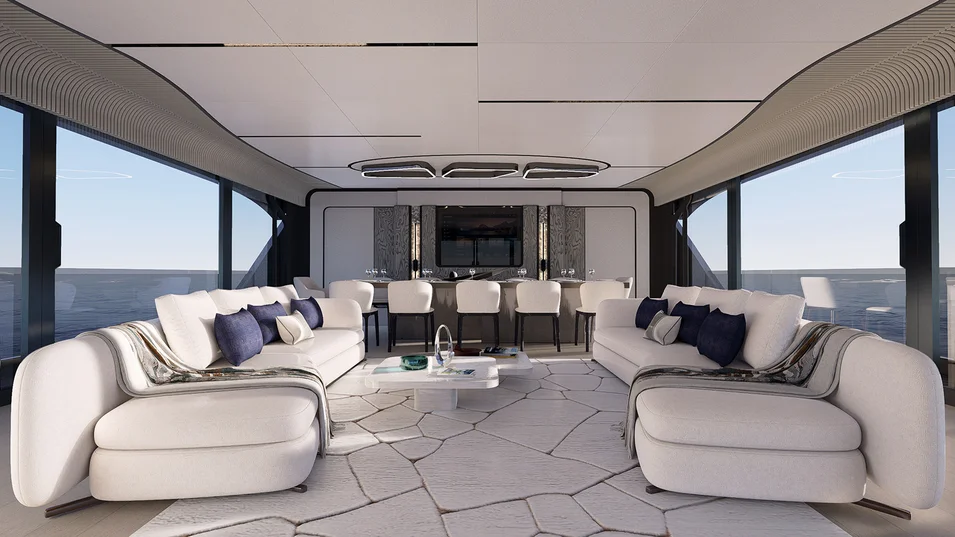 Основной салон на KRC Antilia 43