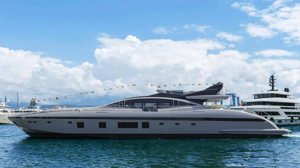 Launcht of the first Mangusta 132E superyacht in Viareggio