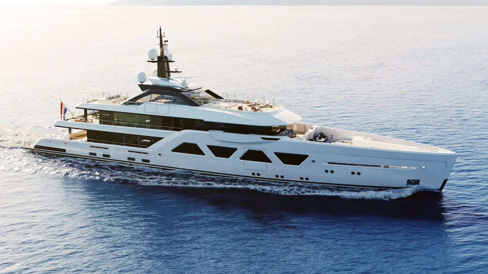 Amels 60 Limited Editions features one of the largest sundecks (162 sq.m) in this size range