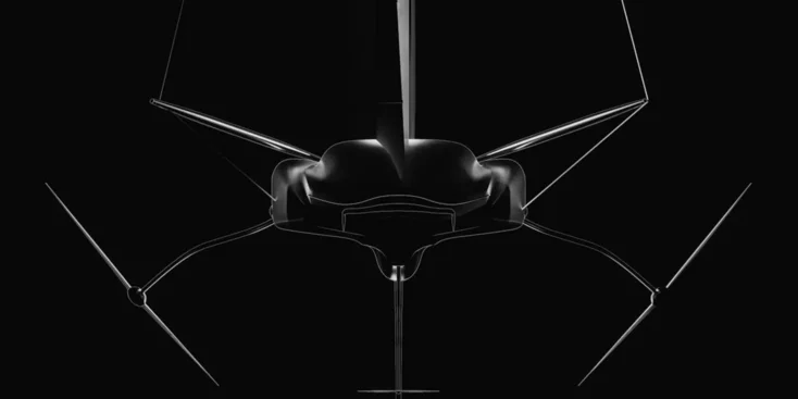 Ferrari Hypersail is the 30.5-metre ocean racing foiling yacht