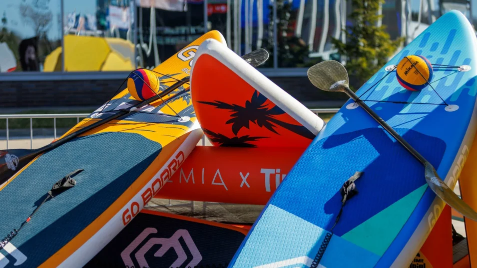 Помимо яхт и катеров на выставке будет представлено и оборудование для водного спорта