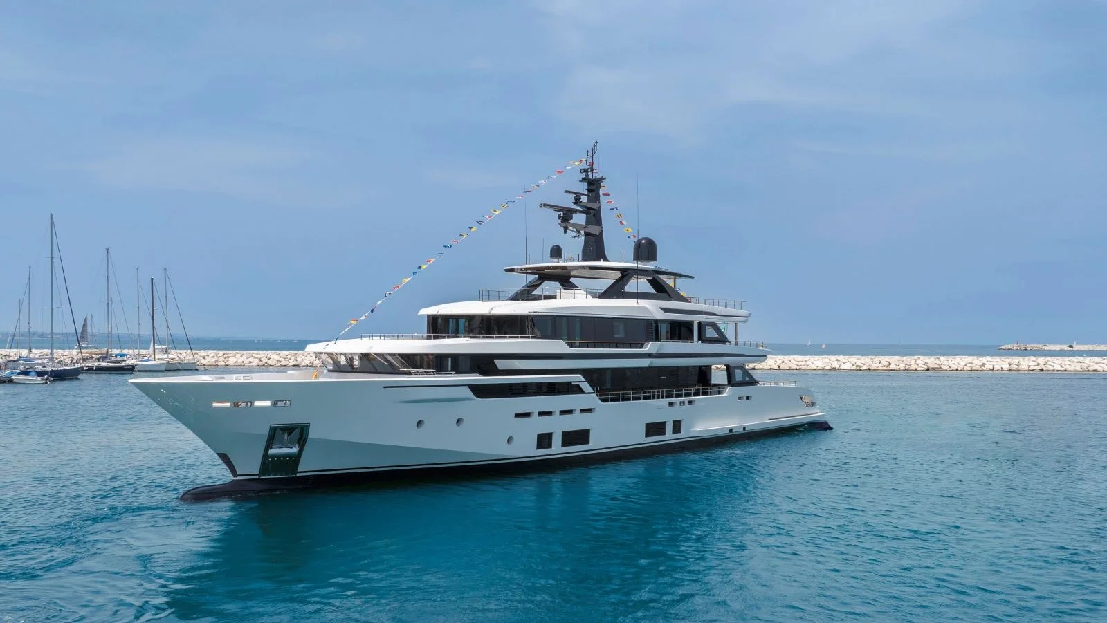 The first Custom Line 50 hull was christened Asante