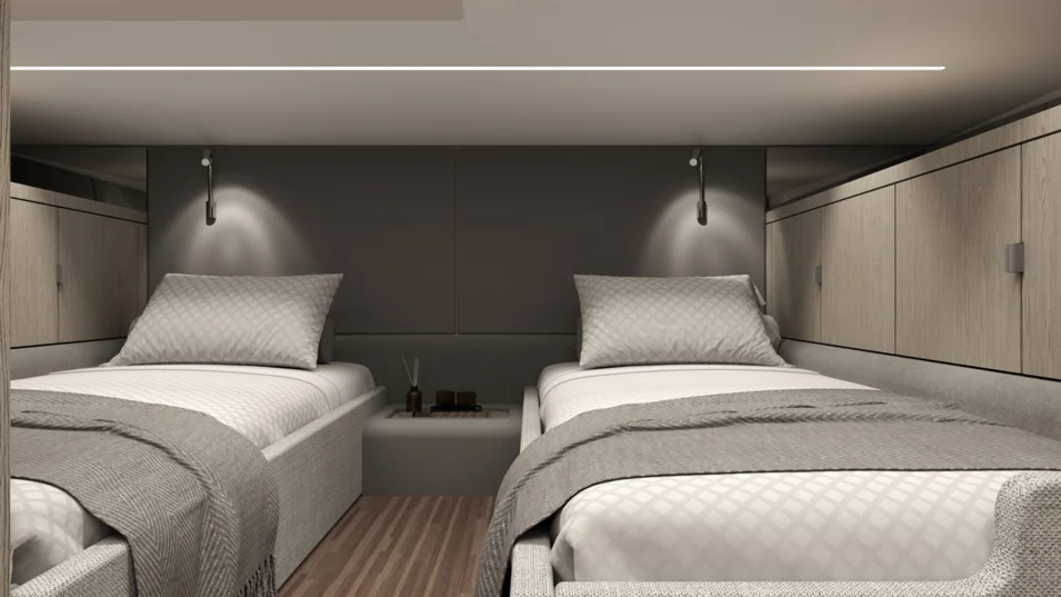 Two berths on board the MP12 aft