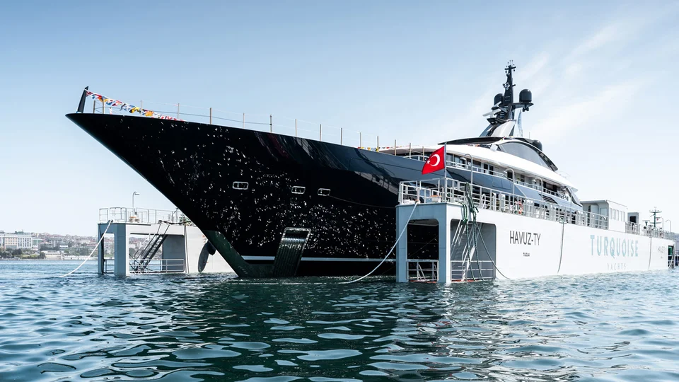 The N2H is the first hybrid superyacht built by Turkish Turquoise Yachts