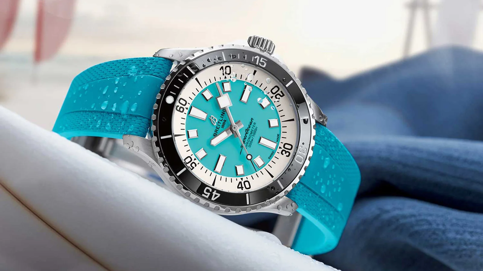 Breitling Superocean Automatic 44 Turquoise-dial version