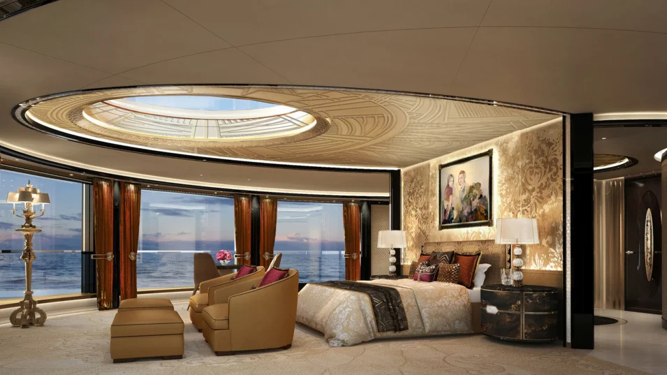 Owner's suite on board the Kismet