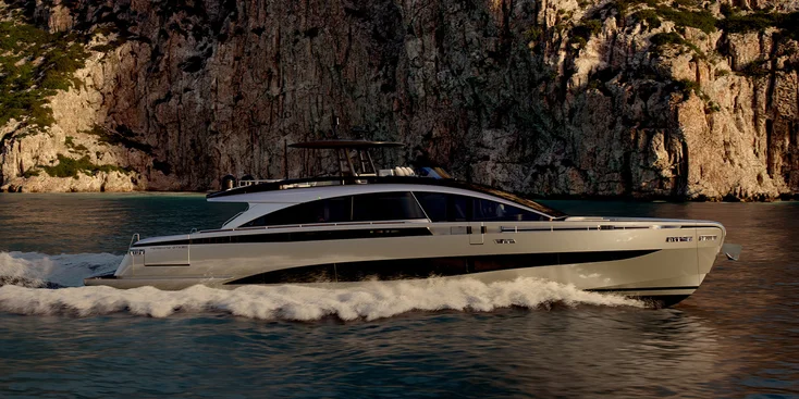 The GTX90 model will join the Pershing GTX Sport Utility line of crossover yachts