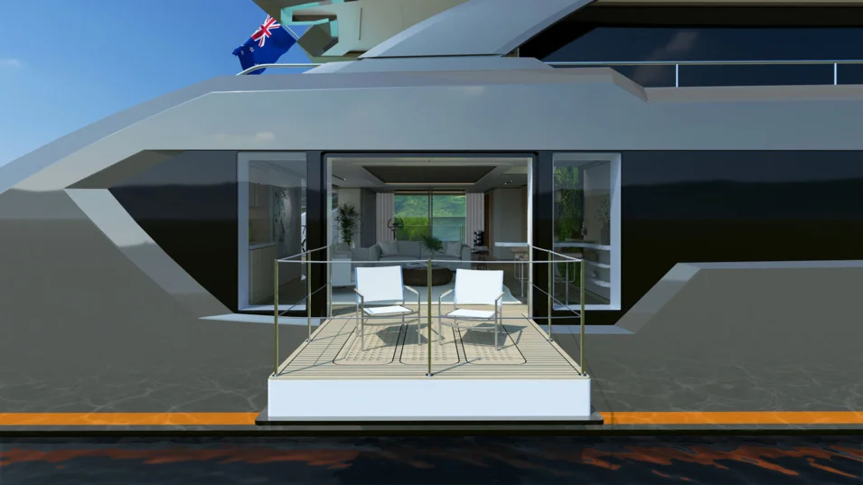 XF450's fold-down terrace