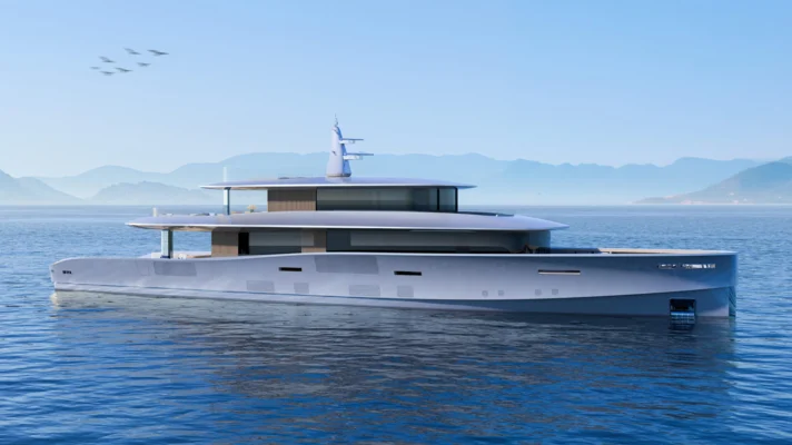 The length of the Benetti B.Neos is currently unknown, but one can expect it will be a superyacht platform
