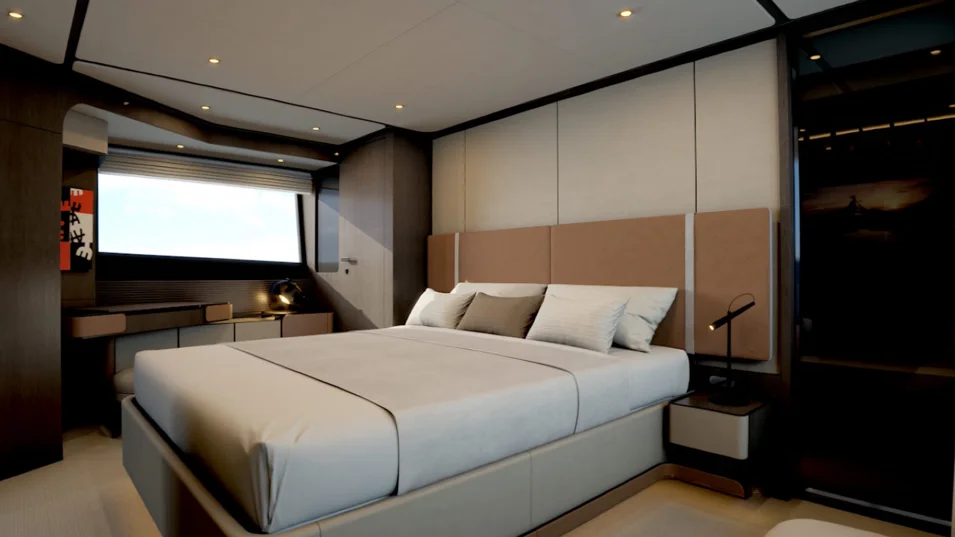 Ferretti Yachts 800 master suite