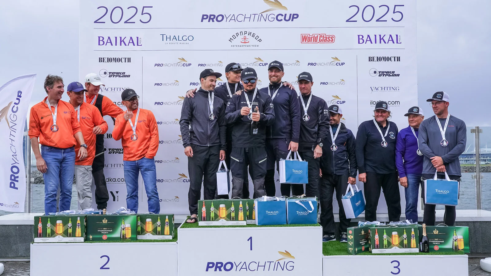 Winners of the second stage in J/70 Russian Cup