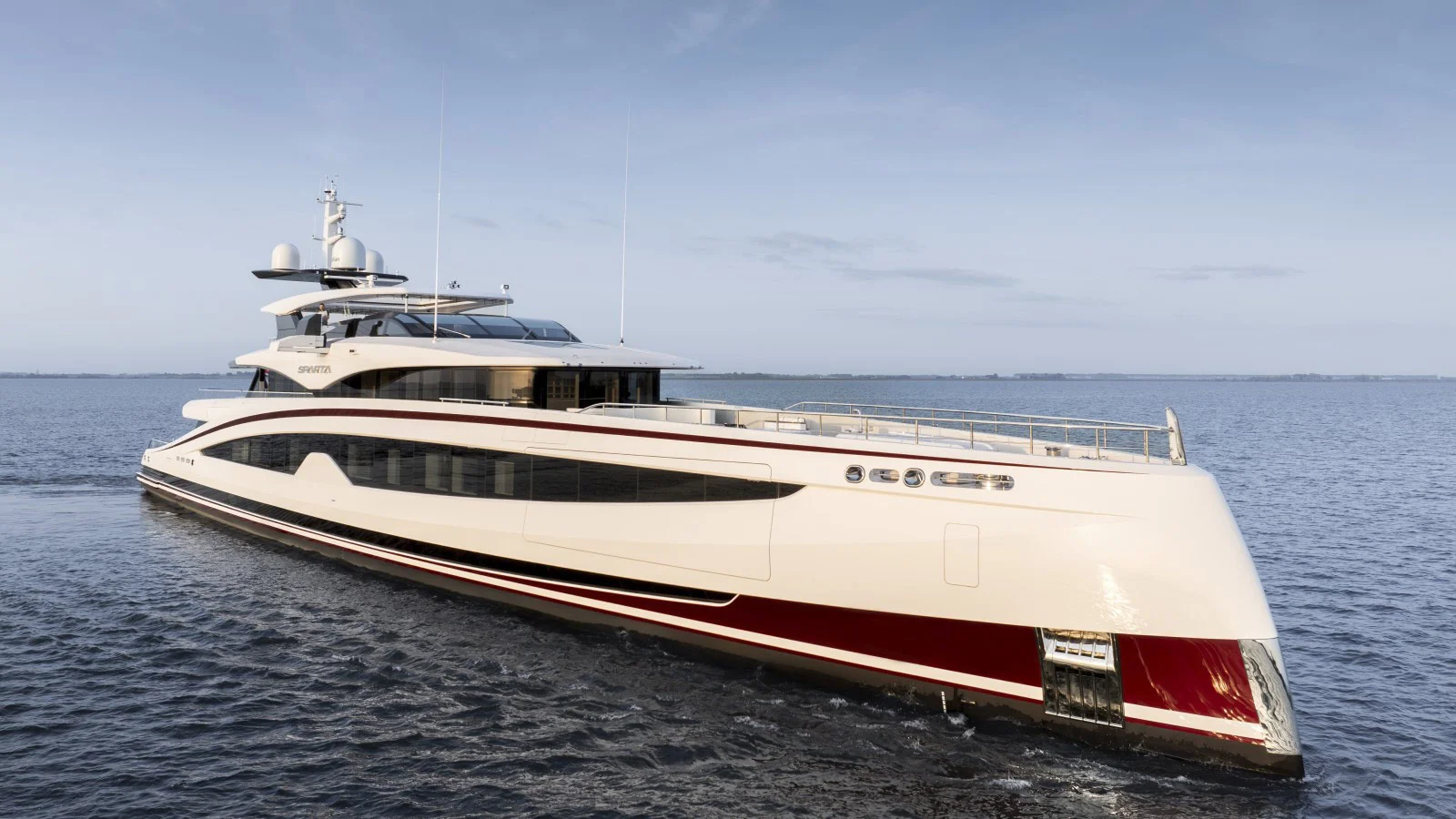 Both inside and outside, the Heesen Sparta was designed by Winch Design