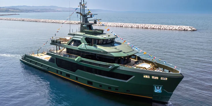 The 44.3-metre Nasiba is the third unit in the CdM Flexplorer 146 series