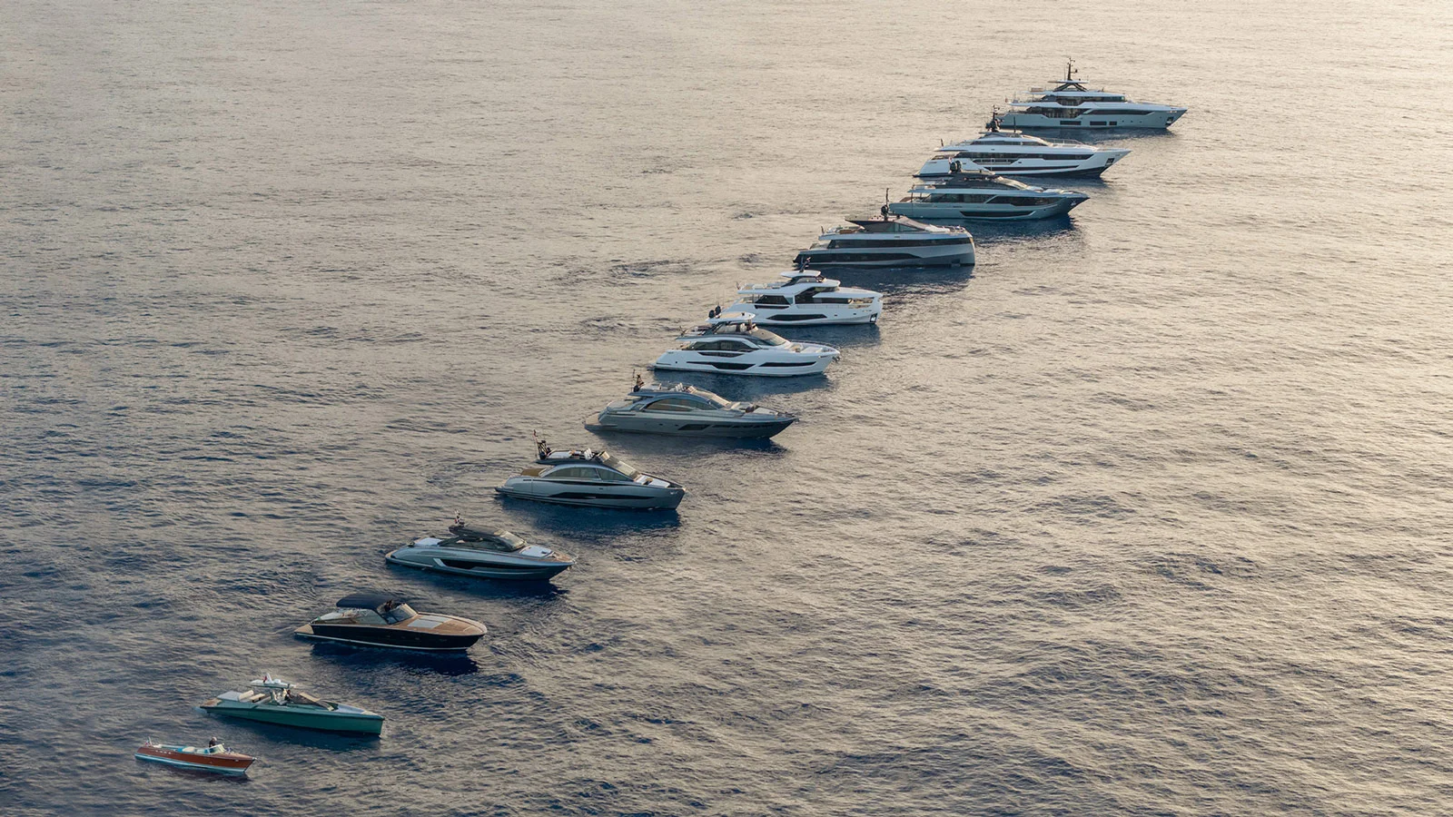 Ferrtti Groups currently operates seven Italian shipyards: CRN, Custom Line, Ferretti Yachts, Pershing, Riva and Wally