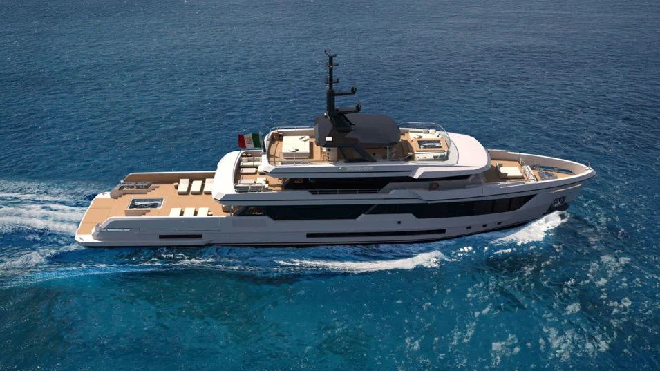 The Columbus Crossover 47's exterior is owed to Hydro Tec studio