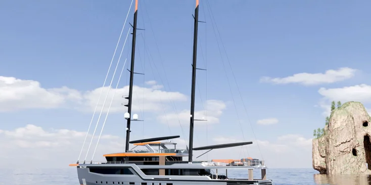 Peregrine 48m concept by Tony Castro