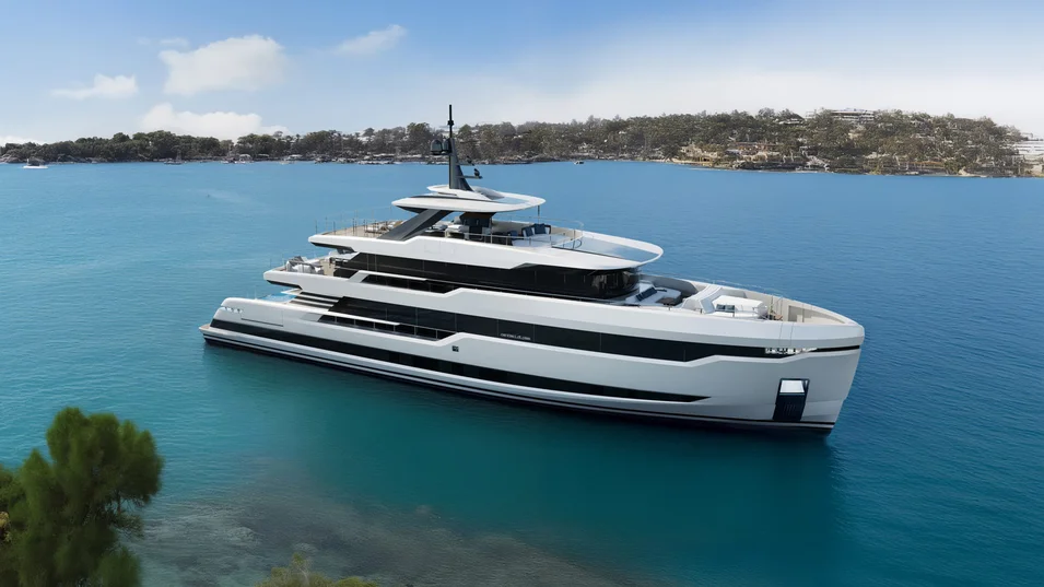 При длине 40 м и ширине 8.15 м внутренний объем Cantieri di Pisa Custom 40 составит 450 GT