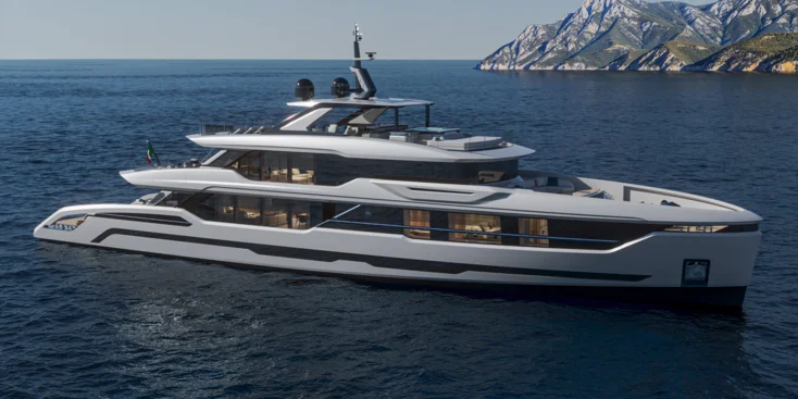46.4-метровая модель Baglietto DOM155 станет новым флагманом линейки алюминиевых судов