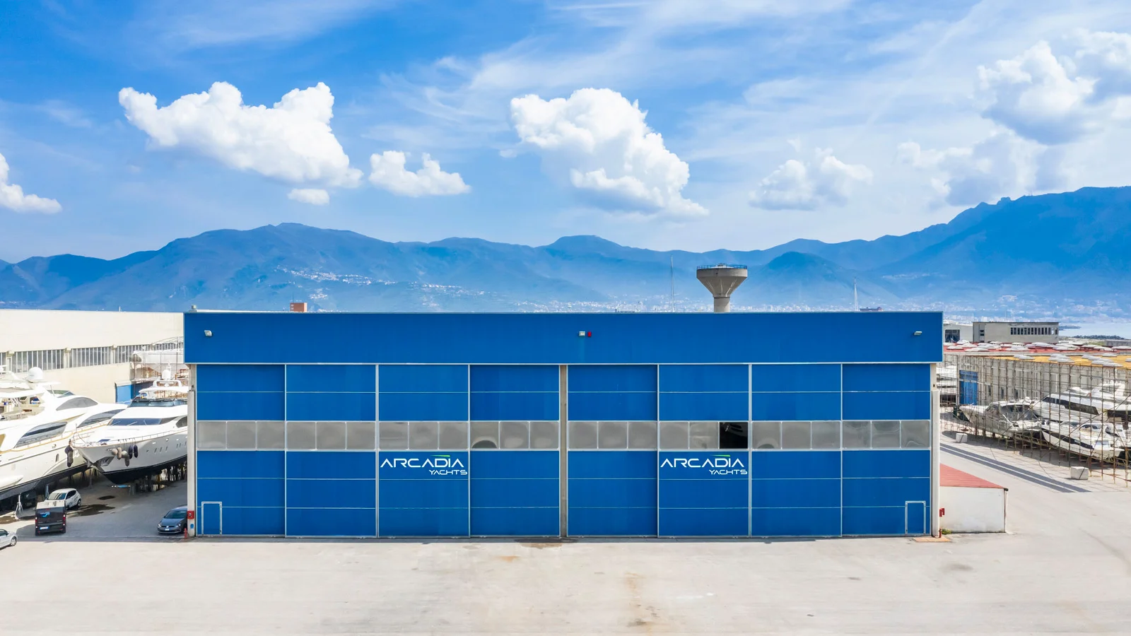 Arcadia Yachts production site in Naples